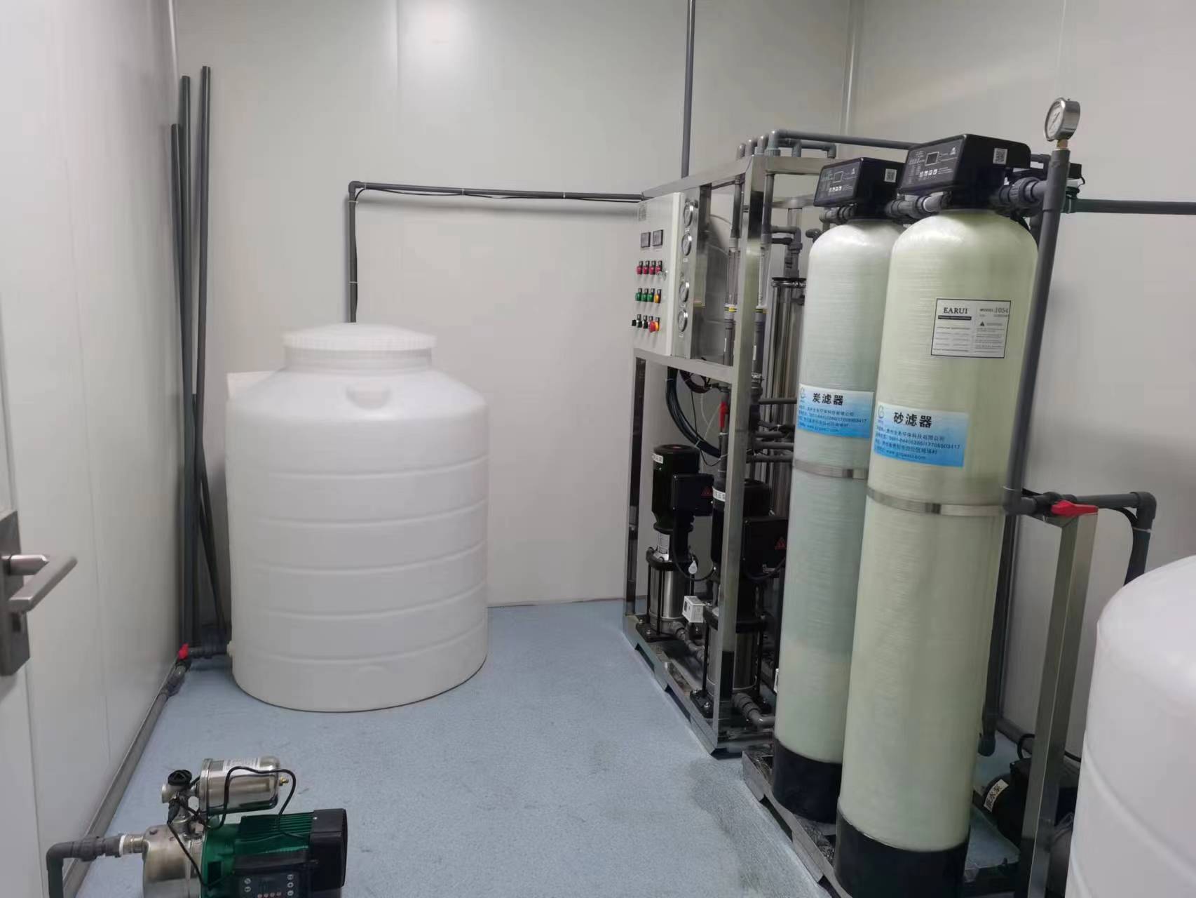 安徽生物实验室订购安装0.25吨/时双级纯化水天博真人平台(中国)科技有限公司